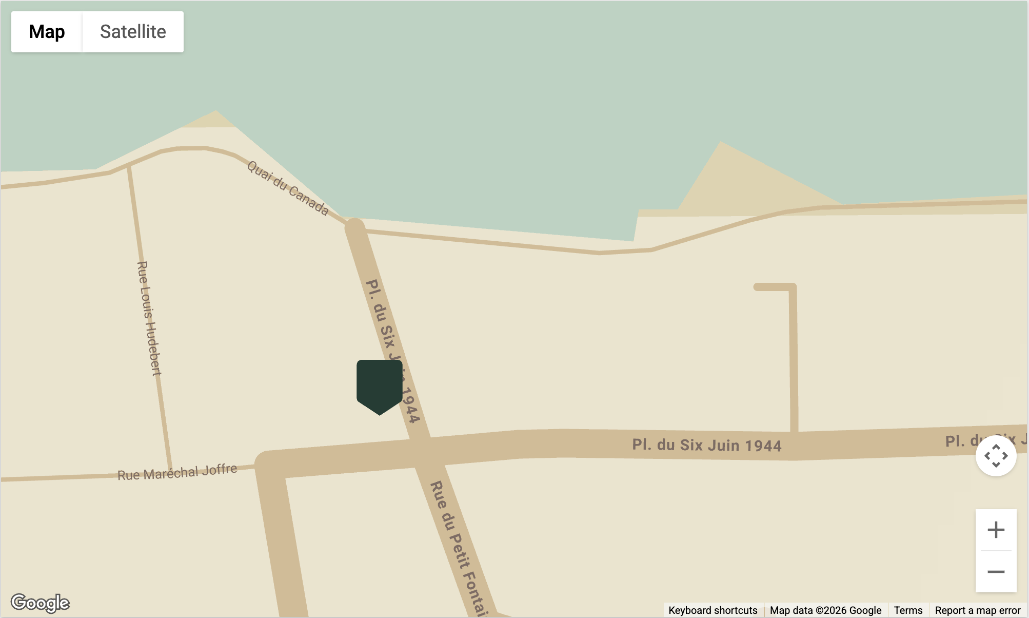 Carte Arromanches